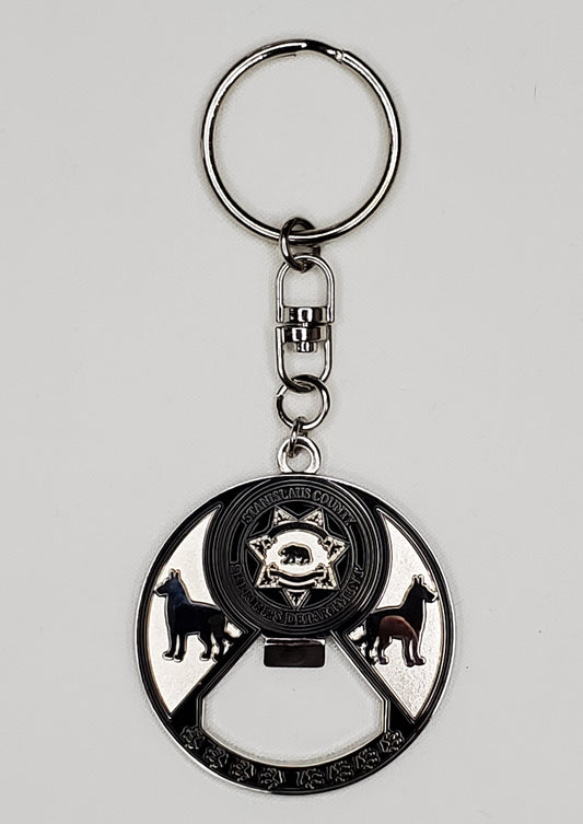 Challenge Coin Bottle Opener with key chain
